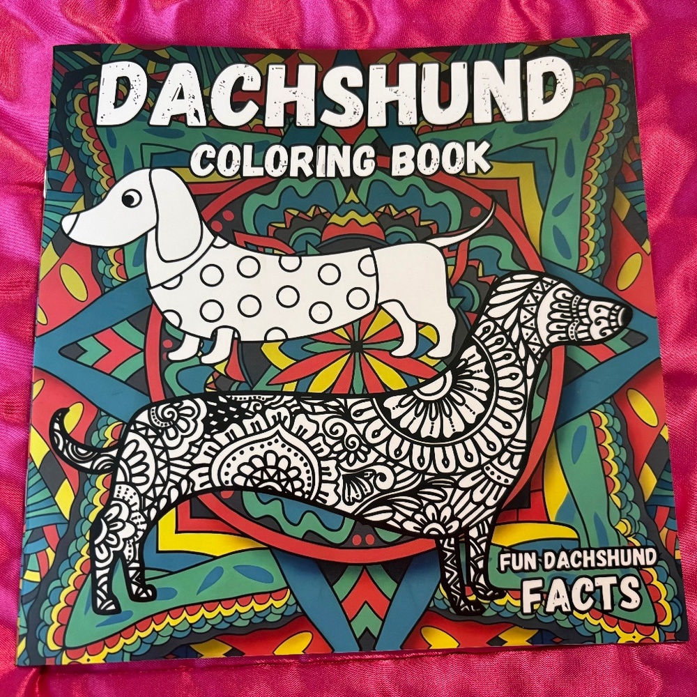Dachshund Coloring Book | Doxie & Friends | Adult Advanced Coloring Book | NEW